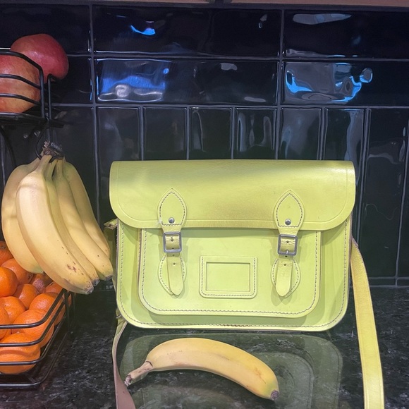 Neon Yellow Cambridge Satchel Company - Picture 9 of 10